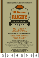 Rugby Tournament Image Poster