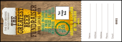 Beer Festival Raffle Ticket