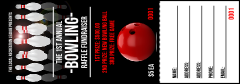 Bowling Classic Raffle Ticket