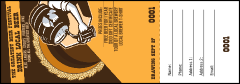 Beer Festival Artisan Raffle Ticket