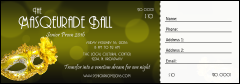 Masquerade Ball 2 Raffle Ticket