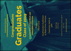 Graduation - Blue and Yellow Club Flyer