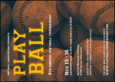 Softball Brown Club Flyer