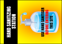 Hand Sanitizing Station Club Flyer