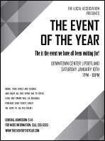 All Purpose Corners Black and White Flyer