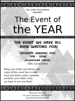 All Purpose Triangles 2 Black and White Flyer