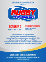 Rugby Tournament 2 Flyer