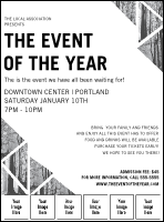 All Purpose Trees Black & White Image Flyer