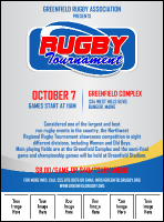 Rugby Tournament 2 Image Flyer
