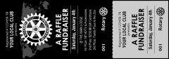 Rotary World Landscape Black and White Event Ticket