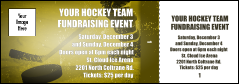 Hockey Yellow Event Ticket