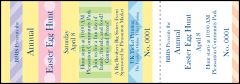 Spring Stripe Event Ticket