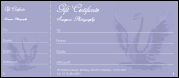 Swan Gift Certificate