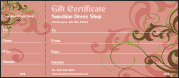 Pink Vines Gift Certificate