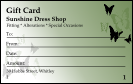 Butterfly Gift Card
