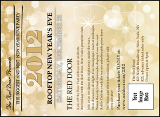 Gold Glitter Invitation