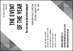 All Purpose Corners Black and White Postcard