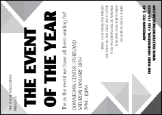 All Purpose Triangles Black and White Postcard