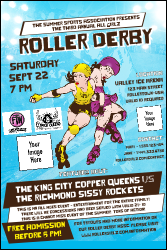 Roller Derby Jammer Poster