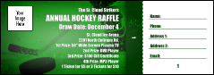 Hockey Green Raffle Ticket