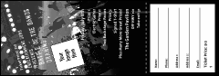 Rock Concert BW Raffle Ticket