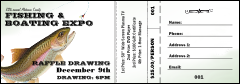 Fishing and Boating Expo Raffle Ticket