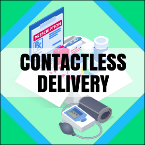 3" x 3" Pharmacy Delivery Sticker