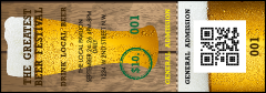 Beer Festival QR Event Ticket