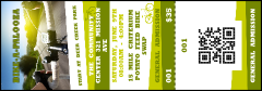 Bike QR Event Ticket
