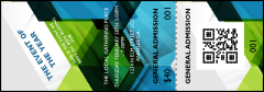 All Purpose Hex QR Event Ticket