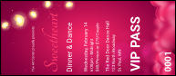 Valentines Day Lovehearts VIP Pass