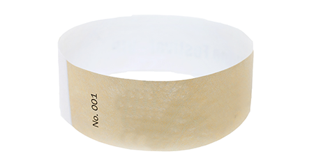 Gold Standard Tyvek Wristband